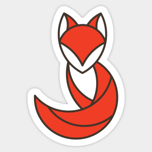 Stylish Fox Sticker